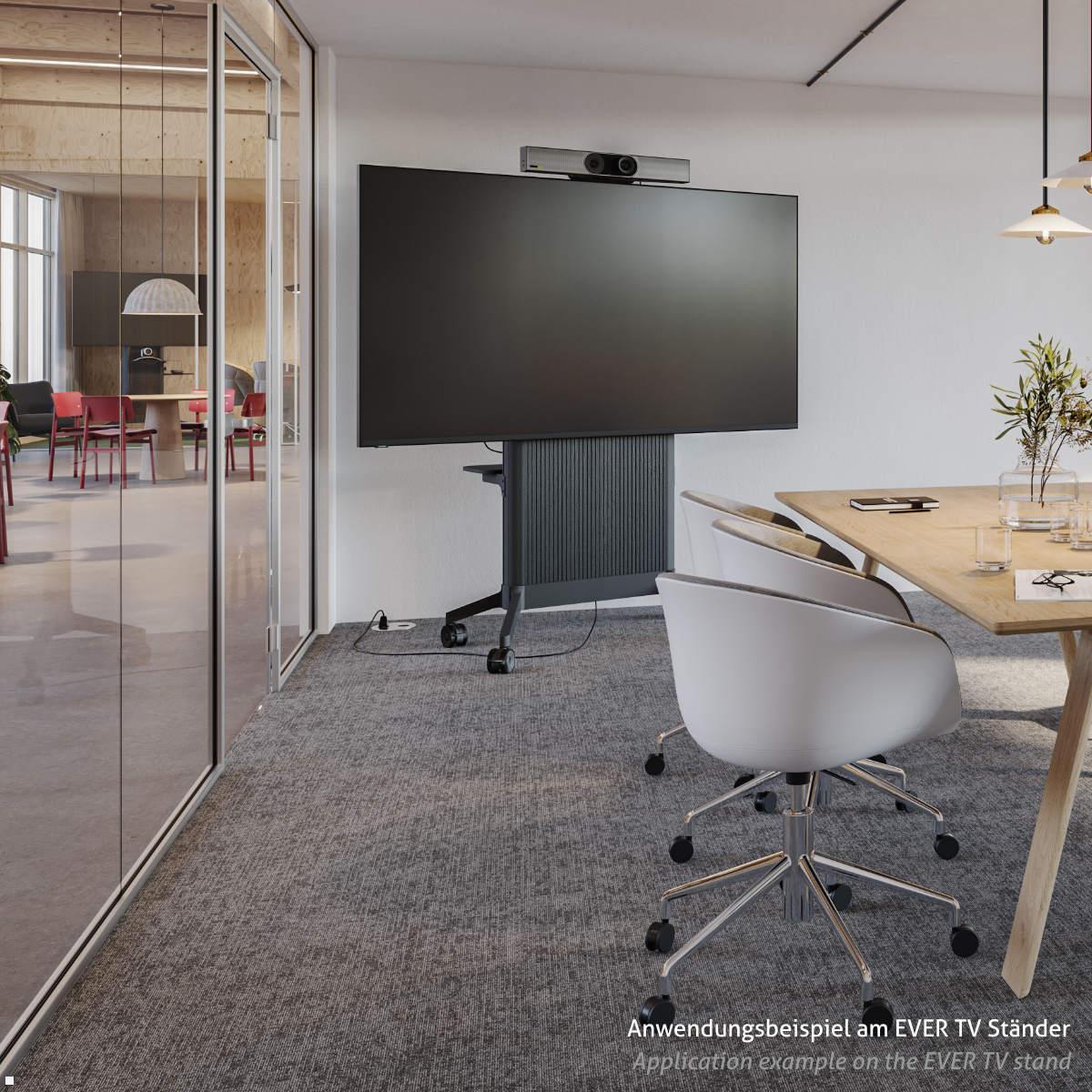 SMS Zubehör Kamera Halterung für EVER 65/ 350 / Air / 620, schwarz (16-105-1) All-in-One Konferenzsystem Anwendungsbeispiel SMS Zubehör Kamera Halterung für EVER 65/ 350 / Air / 620, schwarz (16-105-1) All-in-One Konferenzsystem Anwendungsbeispiel