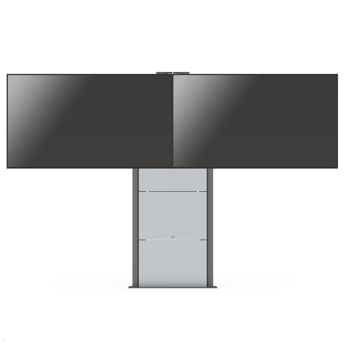 SMS Presence elektrische Dual Monitor Boden-Wandhalterung (K05-144-62), Anwendungsbeispiel