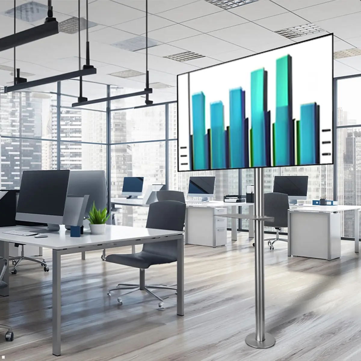 Sonderanfertigung BTS - Individueller TV Bodenhalter