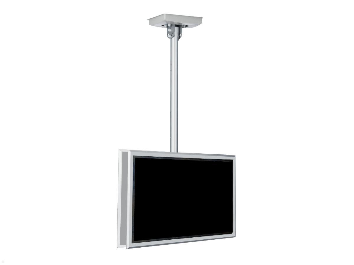 SMS Func Dual Monitor Deckenhalterung CH VSTD2 970-1570 mm silber (PL061091-P0) mit 2 Bildschirmen