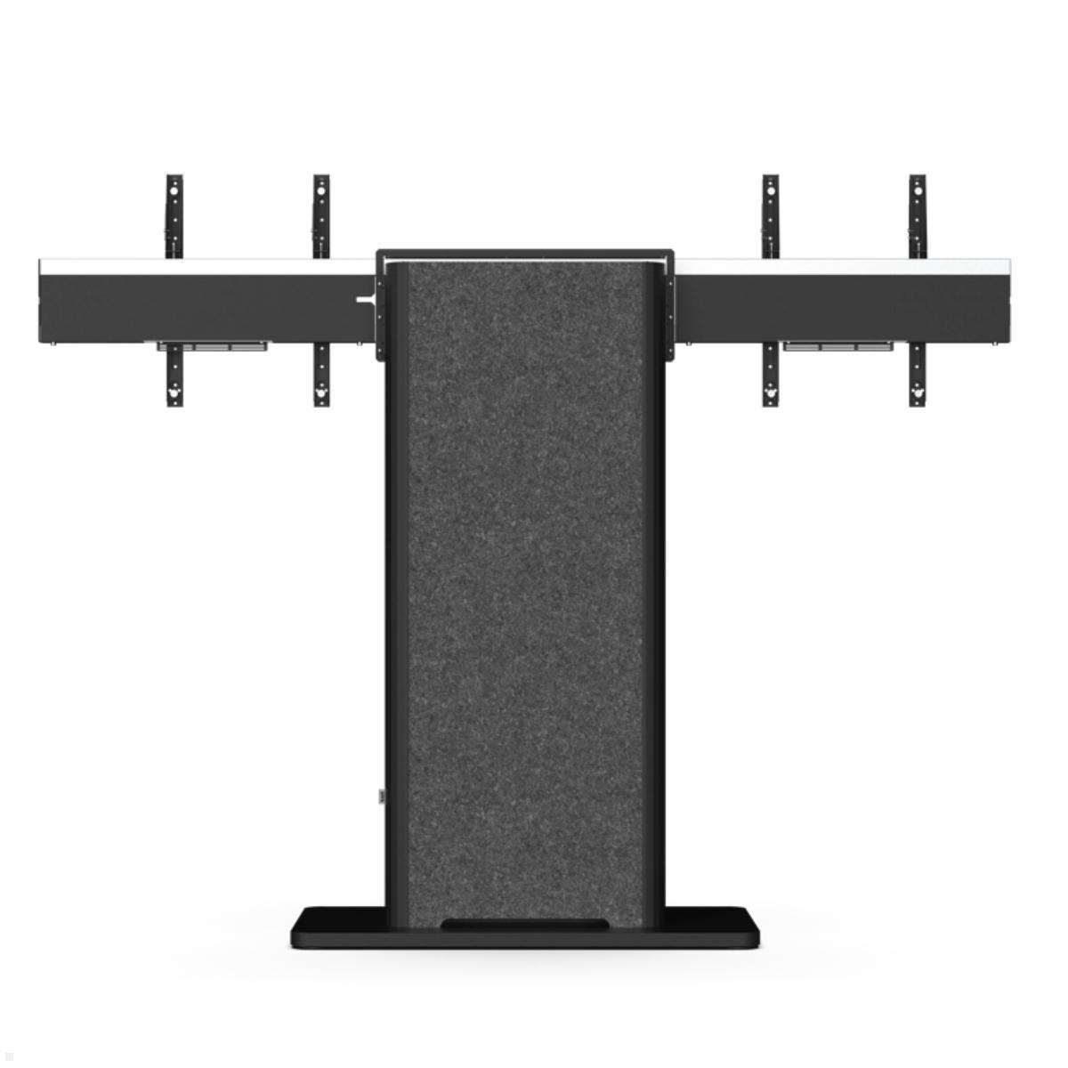 SMS EVER620 Dual-Monitorständer bis 86 Zoll, Rückansicht SMS EVER620 Dual-Monitorständer bis 86 Zoll, Rückansicht