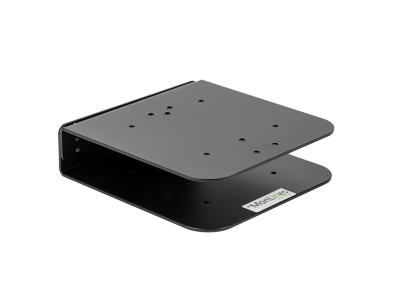 MonLines PC Thin Client Halterung small, schwarz side MonLines PC Thin Client Halterung small, schwarz side