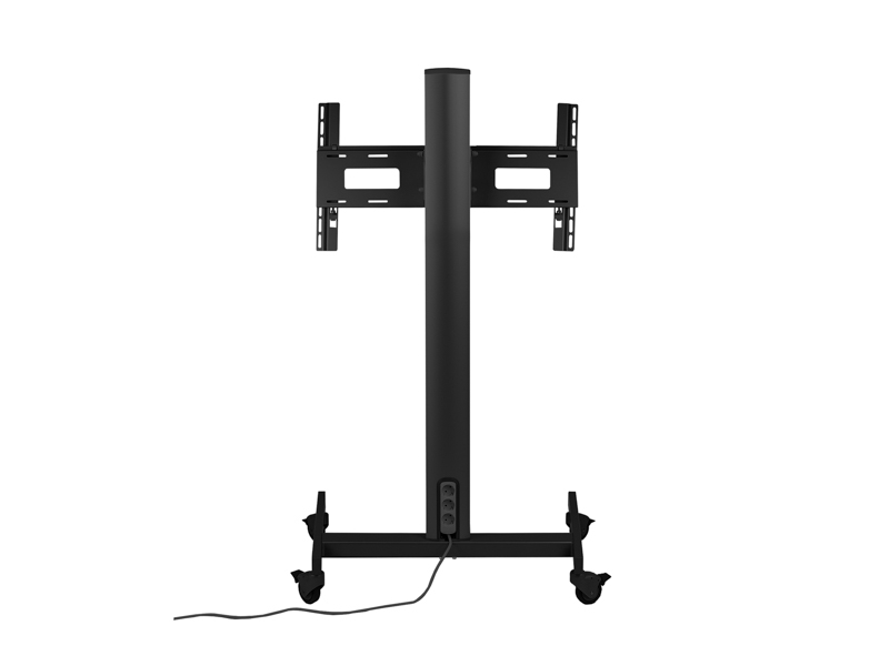 SMS Flatscreen FH MT 1450 mobiler Monitorständer schwarz (PL031022EU-P0) inkl. Steckdosenleiste