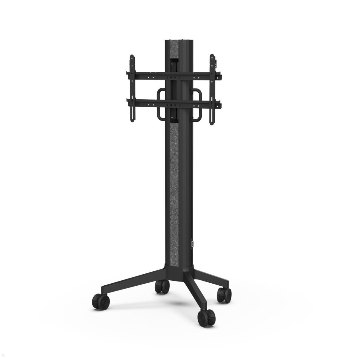 SMS EVER65 mobiler Monitorständer 75 Zoll, Filz Cover schwarz (16-001-1S) SMS EVER65 mobiler Monitorständer 75 Zoll, Filz Cover schwarz (16-001-1S)