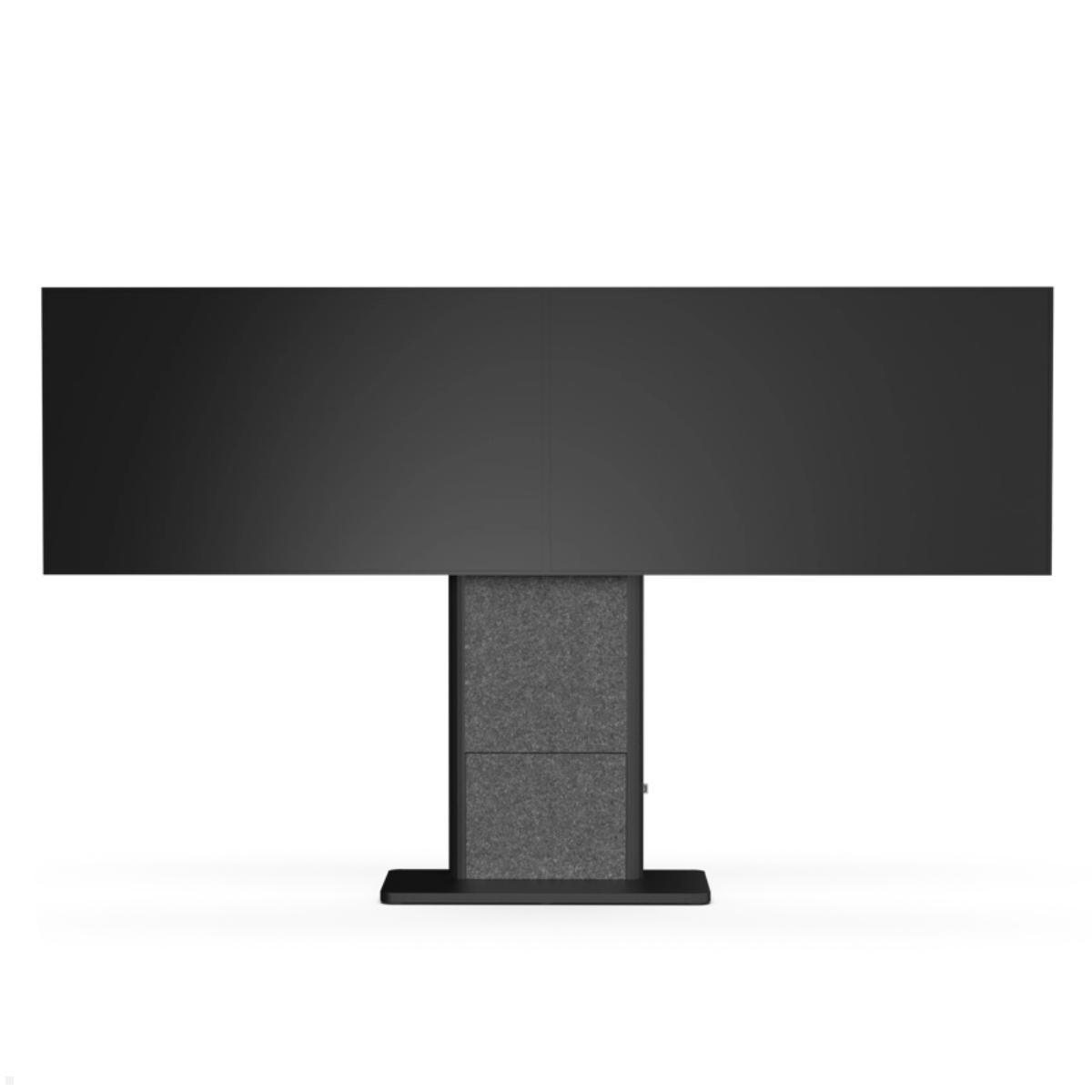 SMS EVER620 Dual-Monitorständer bis 86 Zoll, Darstellung mit Bildschirm SMS EVER620 Dual-Monitorständer bis 86 Zoll, Darstellung mit Bildschirm
