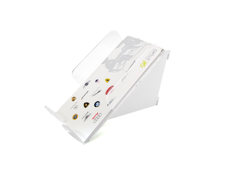 MonLines Zubehör Prospekthalter für DIN 1/3 A4 für SMS X FH Standfuß MonLines Zubehör Prospekthalter für DIN 1/3 A4 für SMS X FH Standfuß