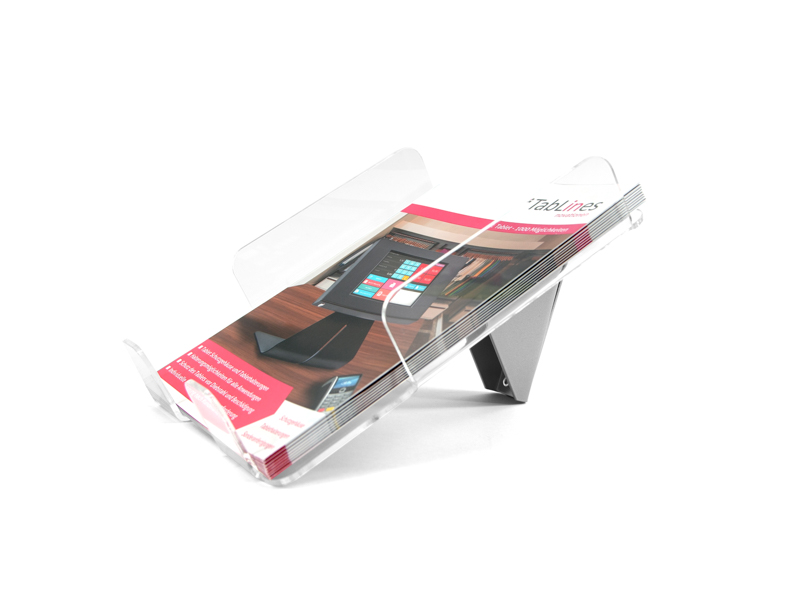 MonLines Zubehör Prospekthalter für DIN A4 für SMS FM Standfuß MonLines Zubehör Prospekthalter für DIN A4 für SMS FM Standfuß